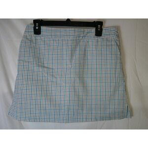 Adidas Womens‎ Plaid Golf Skirt Size 6 Blue White Grey Performance